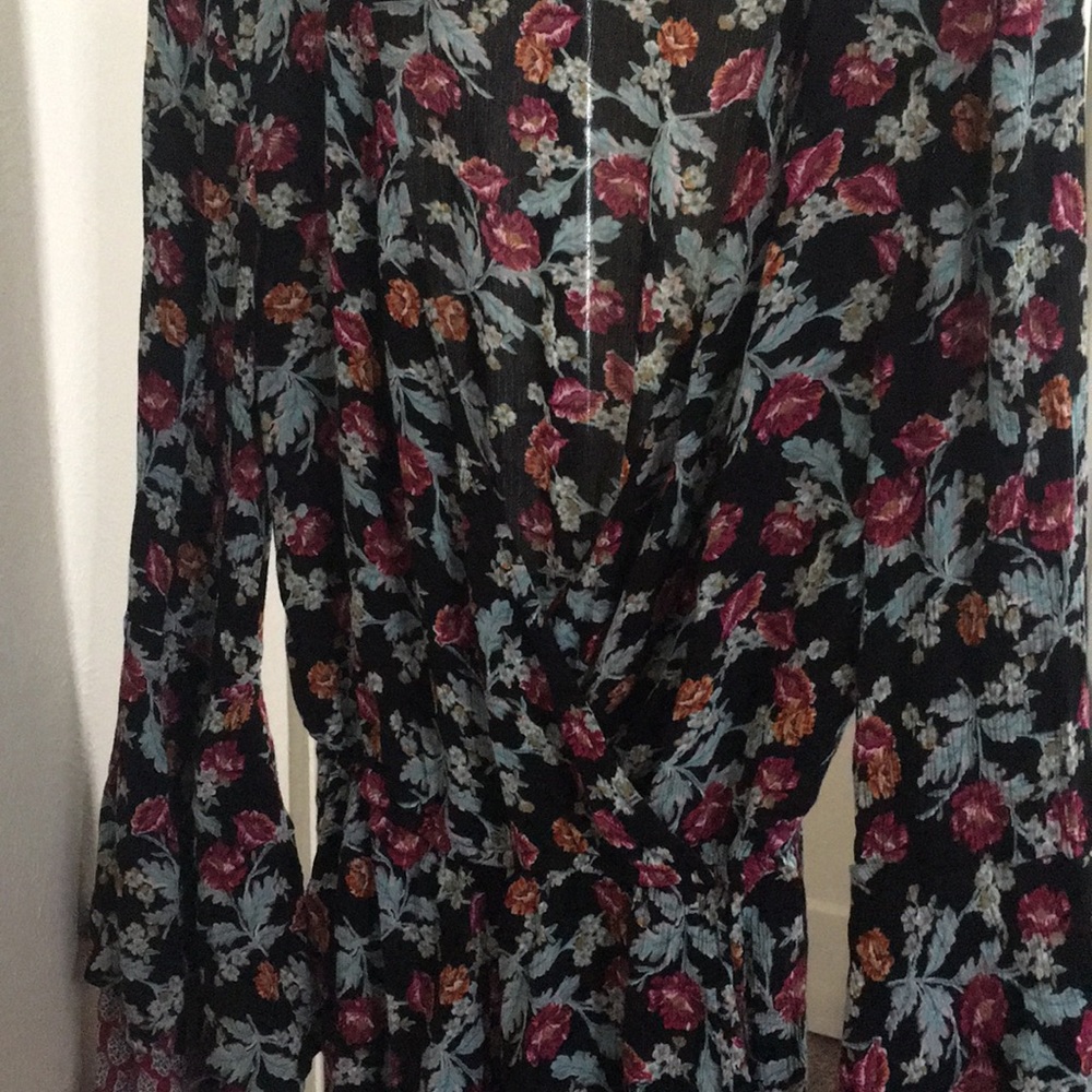 Floral romper bell sleeves and all!